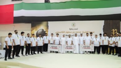 صقر بن سعود يشهد ختام النسخة الثانية من تحدي رأس الخيمة للياقة البدنية 2 صقر بن سعود يشهد ختام النسخة الثانية من تحدي رأس الخيمة للياقة البدنية