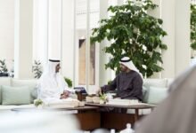 رئيس الدولة يستقبل حاكم الفجيرة وولي عهده 12 رئيس الدولة يستقبل حاكم الفجيرة وولي عهده