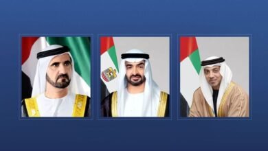 رئيس الدولة ونائباه يهنئون رئيسة ترينيداد وتوباغو بذكرى استقلال بلادها 4 رئيس الدولة ونائباه
