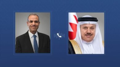 وزيرا خارجية البحرين ومصر يبحثان جهود الحفاظ على الأمن والاستقرار الإقليمي 2 وزيرا خارجية