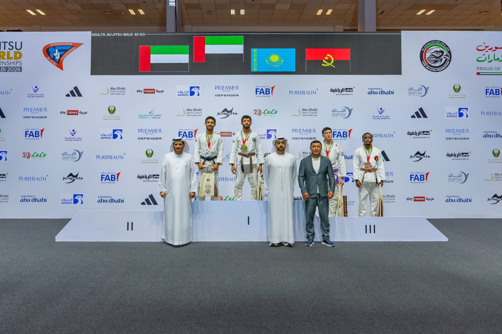 الإمارات تتربع على عرش الجوجيتسو العالمي بتنظيم استثنائي وثنائية تاريخية 1 الإمارات