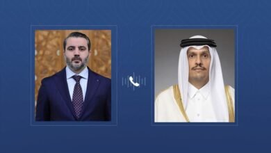 رئيس الوزراء القطري ووزير الخارجية السوري يبحثان التطورات الإقليمية 2 رئيس الوزراء القطري