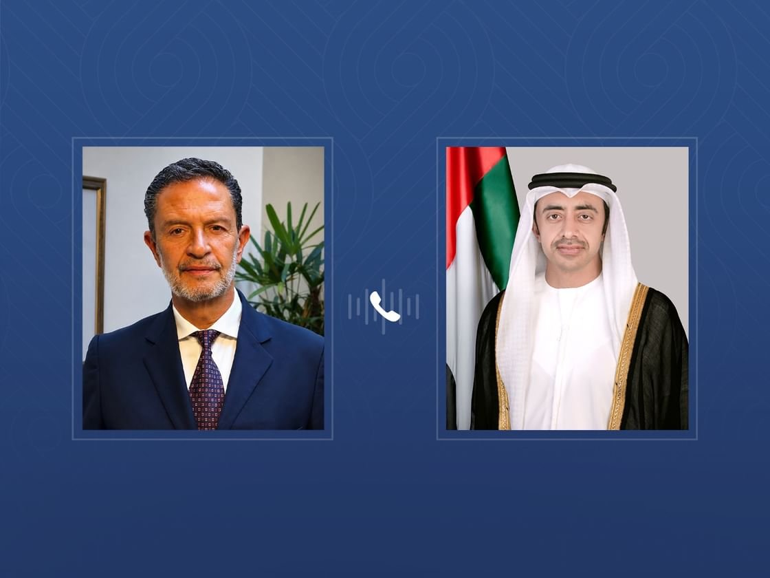 عبدالله بن زايد يهنئ هاتفياً وزير خارجية كولومبيا ويبحثان تعزيز العلاقات الثنائية بين البلدين 1 عبدالله بن زايد