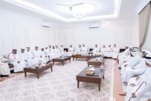 محمد بن سعود يقدم واجب العزاء في وفاة شيخة هلال عبيد الخاطري 3 محمد بن سعود يقدم واجب العزاء في وفاة شيخة هلال عبيد الخاطري