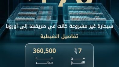 جمارك دبي توقف محاولة تصدير أكثر من 70 مليون سيجارة مهربة إلى أوروبا عبر الشحن الجوي 3 جمارك دبي