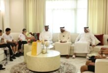 علي ثاني يستقبل وفد نادي مليحة ويثمن جهود «الشارقة الرياضي» في ترسيخ التواصل بين الأجيال 34 علي ثاني يستقبل وفد نادي مليحة ويثمن جهود «الشارقة الرياضي» في ترسيخ التواصل بين الأجيال