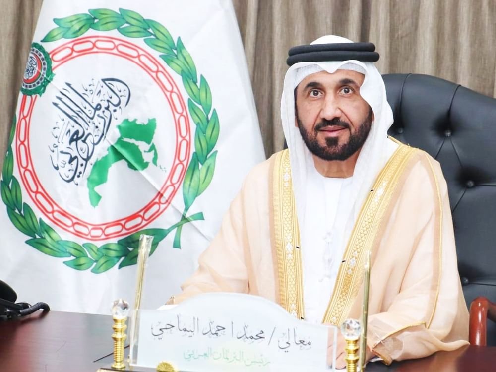 رئيس البرلمان العربي يدين بأشد العبارات الهجوم الإيراني العدواني على دولة الإمارات 1 رئيس البرلمان العربي يدين بأشد العبارات الهجوم الإيراني العدواني على دولة الإمارات