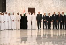 الرئيس اللبناني يستقبل ثاني الزيودي في قصر بعبدا