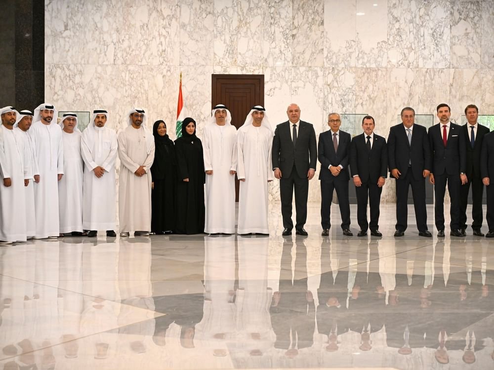 الرئيس اللبناني يستقبل ثاني الزيودي في قصر بعبدا 1 الرئيس اللبناني يستقبل ثاني الزيودي في قصر بعبدا