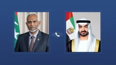 رئيس الدولة يتلقى اتصالاً هاتفياً من رئيس المالديف 2 رئيس الدولة يتلقى اتصالاً هاتفياً من رئيس المالديف
