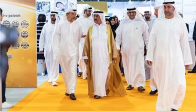 حشر بن مكتوم يفتتح الدورة الــ31 من مؤتمر ومعرض دبي الدولي للصيدلة والتكنولوجيا 3 حشر بن مكتوم يفتتح الدورة الــ31 من مؤتمر ومعرض دبي الدولي للصيدلة والتكنولوجيا