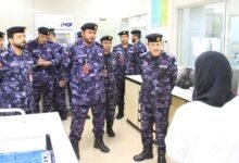 قائد عام شرطة الفجيرة يزور المختبر الجنائي ويشيد بالكفاءات الوطنية