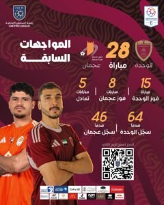التاريخ يرجح كفة الوحدة على عجمان 2 التاريخ يرجح كفة الوحدة على عجمان
