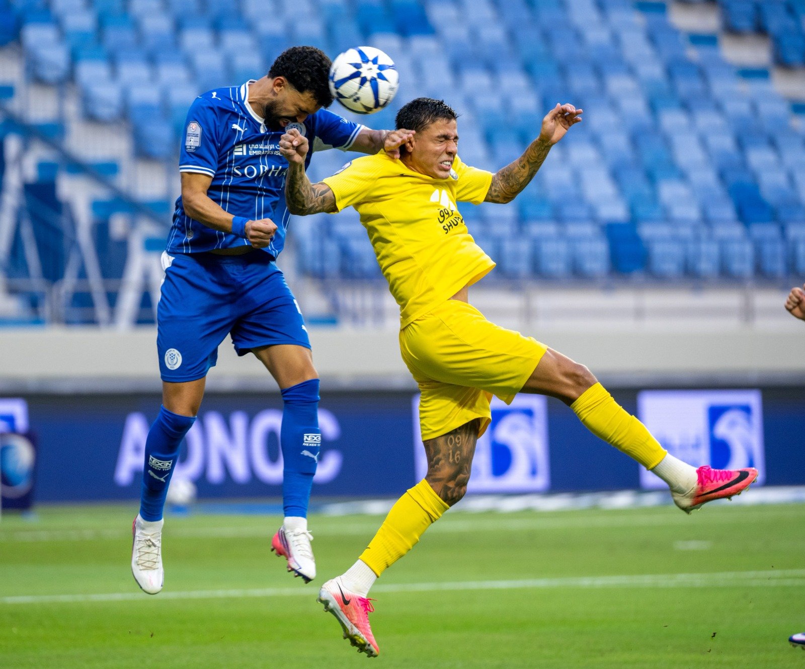 النصر يخطف نقطة ثمينة من كلباء 1 النصر يخطف نقطة ثمينة من كلباء
