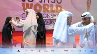 في بطولة العالم للجوجيتسو 200 متطوع يتسلمون "ميداليات الإنجاز" 7 في بطولة العالم للجوجيتسو 200 متطوع يتسلمون "ميداليات الإنجاز"