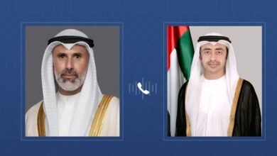 عبد الله بن زايد يبحث المستجدات الإقليمية مع وزير خارجية الكويت