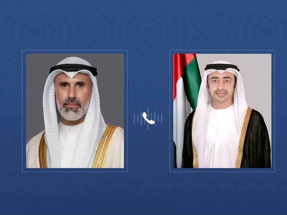 عبد الله بن زايد يبحث المستجدات الإقليمية مع وزير خارجية الكويت 1 عبد الله بن زايد يبحث المستجدات الإقليمية مع وزير خارجية الكويت