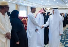 سعود بن صقر يستقبل أوائل الثانوية العامة في رأس الخيمة ويؤكد أن المستقبل المشرق تصنعه الأجيال المتعلّمة والمبدعة