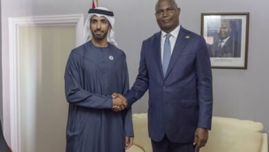 نيابة عن رئيس الدولة.. شخبوط بن نهيان يشارك في معرض مابوتو الدولي التجاري في موزمبيق 2 نيابة عن رئيس الدولة.. شخبوط بن نهيان يشارك في معرض مابوتو الدولي التجاري في موزمبيق