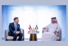عمار بن حميد يستقبل السفير اللبناني
