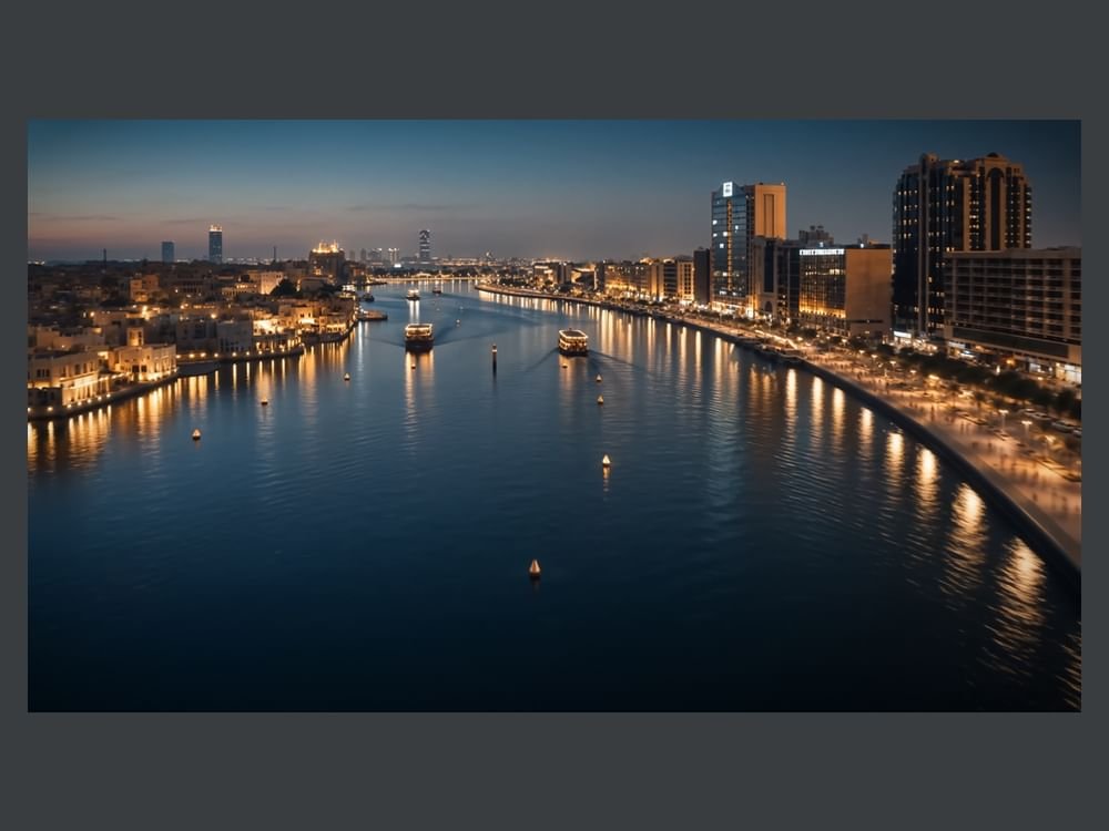 بتوجيهات حمدان بن محمد.. بلدية دبي تبدأ تنفيذ مشروع "إضاءات خور دبي" لتحويل الخور إلى وجهة ليلية عالمية 1 بتوجيهات حمدان بن محمد.. بلدية دبي تبدأ تنفيذ مشروع "إضاءات خور دبي" لتحويل الخور إلى وجهة ليلية عالمية