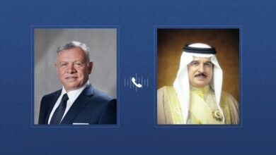 ملك البحرين والعاهل الأردني يبحثان جهود خفض التصعيد ويدينان الهجمات الإيرانية 2 ملك البحرين والعاهل الأردني يبحثان جهود خفض التصعيد ويدينان الهجمات الإيرانية
