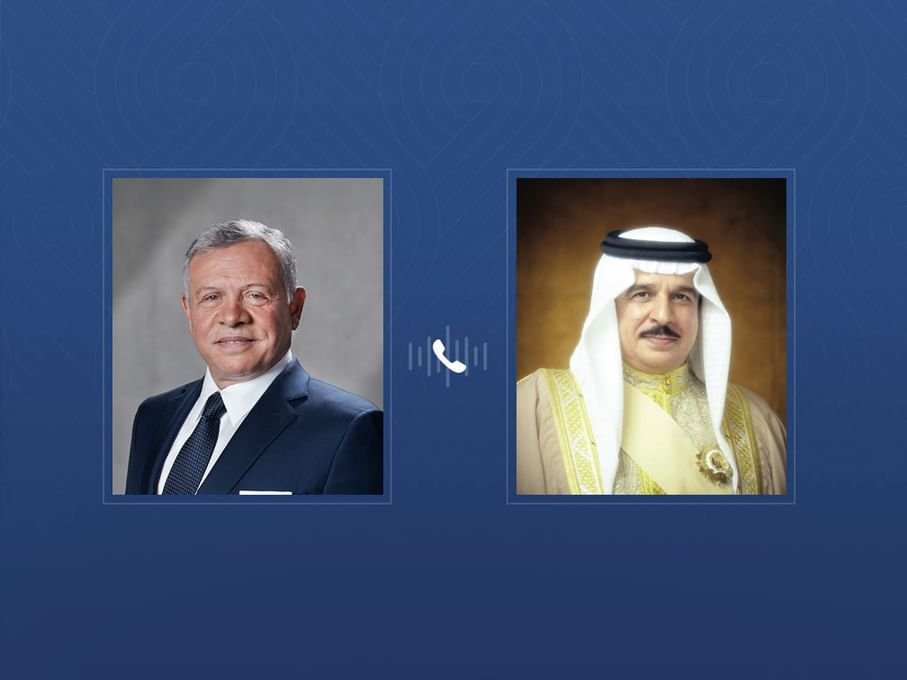 ملك البحرين والعاهل الأردني يبحثان جهود خفض التصعيد ويدينان الهجمات الإيرانية 1 ملك البحرين والعاهل الأردني يبحثان جهود خفض التصعيد ويدينان الهجمات الإيرانية