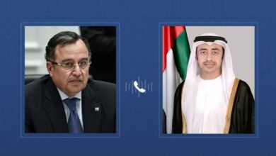 عبدالله بن زايد وأمين عام جامعة الدول العربية يبحثان هاتفياً الأوضاع في المنطقة 3 عبدالله بن زايد وأمين عام جامعة الدول العربية يبحثان هاتفياً الأوضاع في المنطقة