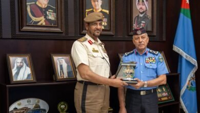 قائد الحرس الوطني يلتقي مدير الأمن العام الأردني 3 قائد الحرس الوطني يلتقي مدير الأمن العام الأردني