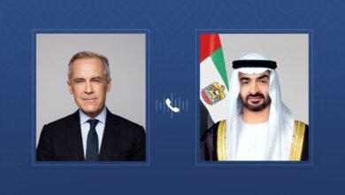 رئيس الدولة ورئيس وزراء كندا يبحثان خلال اتصال هاتفي تعزيز علاقات التعاون بين البلدين والتطورات الإقليمية 3 رئيس الدولة ورئيس وزراء كندا يبحثان خلال اتصال هاتفي تعزيز علاقات التعاون بين البلدين والتطورات الإقليمية