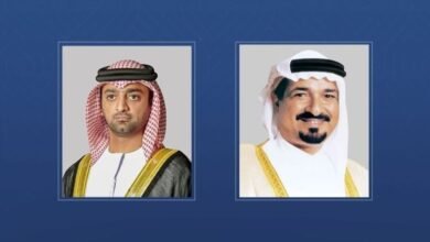 حاكم عجمان وولي عهده يهنئان شعب الإمارات والمقيمين بالمولد النبوي الشريف