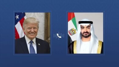 رئيس الدولة يتلقى اتصالاً هاتفياً من الرئيس الأميركي