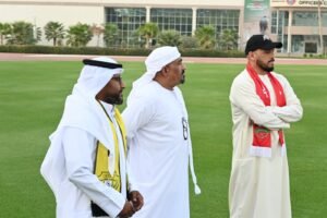 "التزامكم سعادة" تلتقي رابطة مشجعي ناديي الوصل والأهلي تزامناً مع قرب مباراة الفريقين