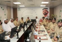 اللواء حارب الشامسي يطلع على سير العمل في الإدارة العامة للمرور 22 حارب الشامسي