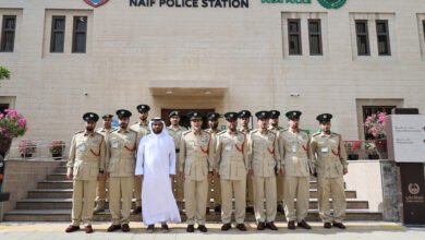 عبدالله المري يتفقد مركز شرطة نايف 5 عبدالله المري
