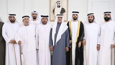 نهيان بن مبارك يحضر أفراح الريسي والشحي في العين