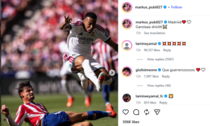 صورة.. يامال يحتفل بخسارة ريال مدريد في الديربي 2 صورة.. يامال يحتفل بخسارة ريال مدريد في الديربي