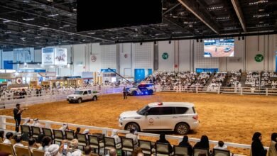 شرطة أبوظبي تستعرض سيناريو "أبوظبي أمن وسلامة" في المعرض الدولي للصيد والفروسية 2026 2 شرطة أبوظبي