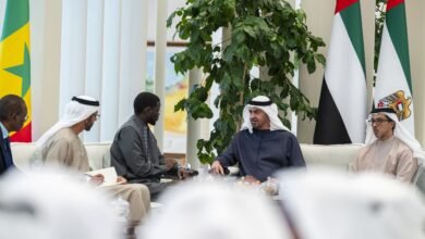رئيس الدولة ورئيس السنغال يبحثان تعزيز علاقات التعاون بين البلدين 2 رئيس الدولة