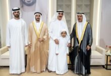 حاكم أم القيوين يحضر حفل استقبال أقامه سلطان بن سعيد المنصوري بمناسبة زفاف نجله 29 حاكم أم القيوين