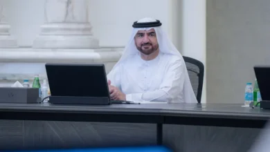 عبدالله بن سالم القاسمي يترأس اجتماع المجلس التنفيذي 2 عبدالله بن سالم القاسمي