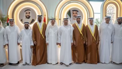حاكم أم القيوين يحضر أفراح الشامسي والسالمي في أبوظبي 2 حاكم أم القيوين