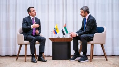 عبدالله بن زايد يلتقي رئيس الإكوادور على هامش اجتماعات الجمعية العامة للأمم المتحدة في نيويورك 5 عبدالله بن زايد