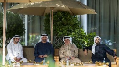 رئيس الدولة يلتقي ملك البحرين بحضور محمد بن راشد 2 رئيس الدولة