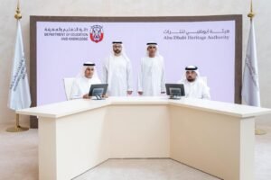 دائرة التعليم والمعرفة – أبوظبي وهيئة أبوظبي للتراث توقعان مذكرة تفاهم لتعزيز الهوية الوطنية وارتباط الطلبة بالتراث الإماراتي