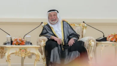 حاكم الشارقة يستقبل مدير مكتبة الإسكندرية 4 حاكم الشارقة