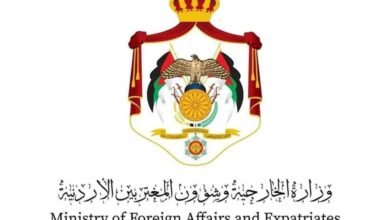 الأردن يعزي باستشهاد الرائد عبدالله شامس المنهالي والمرشح سعيد عبدالله الشامسي