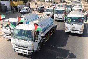 بمساهمة من دار البر والفجيرة الخيرية.. عملية الفارس الشهم (3) تُقدم (9) صهاريج مياه لمصلحة المياه بقطاع غزة 4 بمساهمة من دار البر والفجيرة الخيرية.. عملية الفارس الشهم (3) تُقدم (9) صهاريج مياه لمصلحة المياه بقطاع غزة