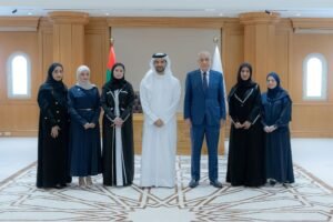 سلطان بن أحمد القاسمي يستقبل خريجي برنامج الدكتوراة المزدوجة في الطب الجزيئي بين جامعتي الشارقة ولوبيك الألمانية