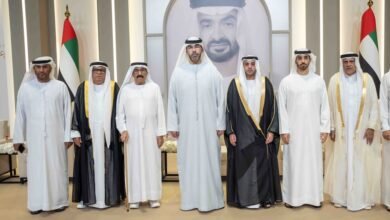 نائب حاكم أم القيوين يحضر حفل زفاف عبيدالله و المهيري